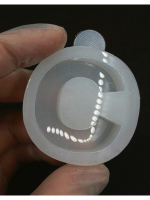 Aj Resincraft Epoksi Silikon Harf Kalıbı, Noktalı Harf, Türkçe Karakter Silikon Kalıp C