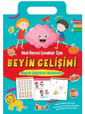 Çocuk Yayınları Okul Öncesi Çocuklar Için Beyin Gelişimi Mantık Geliştirici Aktiviteler 4-5 Yaş