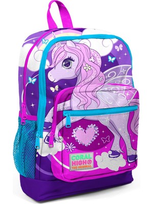 Coral High Dört Bölmeli Mor Pembe Ünicornlu Ilkokul Çantası 23708