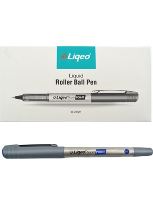 Liqeo Super Point Roller Kalem 0.7mm Mavi 12 Adet