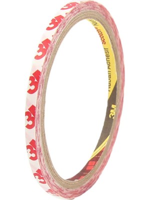 3M 9088 Akrilik Şeffaf ve Ince Çok Güçlü Çift Taraflı Bant En:5mm Boy:5mt