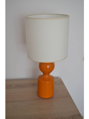 Mossha Pumpkın Lamp-Dekoratif Modern El Yapımı Ahşap Abajur