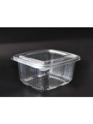 İmka 500 cc Sızdırmaz  Kapaklı Tek Kullanımlık Saklama Kabı - 100 'lü