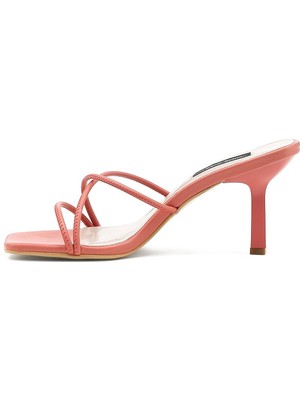 Nine West Parh 2fx Pembe Kadın Topuklu Terlik