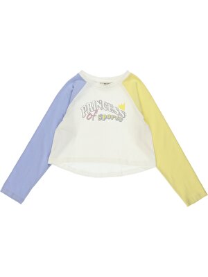 Panço Kız Çocuk Uzun Kollu T-Shirt 2211GK05050