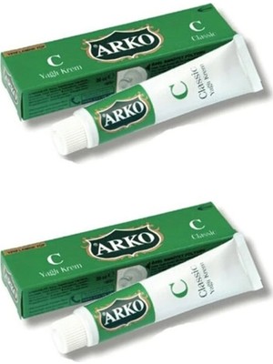 Arko 2 Adet Naturel Klasik Yağlı El ve Vücut Bakım Kremi 20 cc