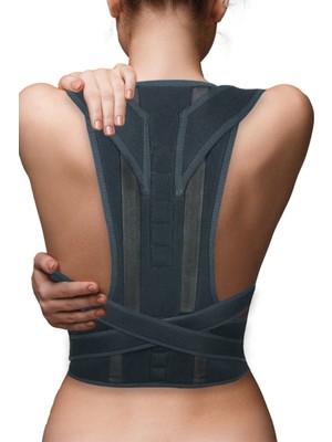 Ankaflex Medikal Ortopedik Boydan Balenli Sırt Bel Kemeri Balenli Dik durma Korsesi Sporcu Korsesi