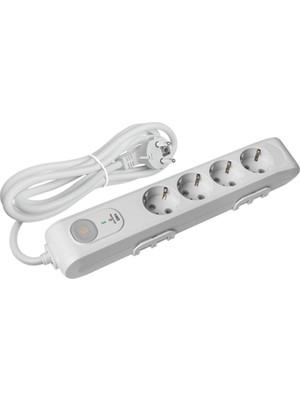 Viko ML-90117630 Multi-Let 4lü  Şok Korumalı Priz Çocuk Korumalı Topraklı 1,5 Metre Kablolu Grup Priz