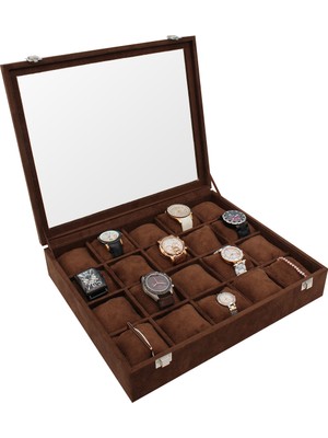 Stand Market  Saat Kutusu 20'li Alcantra