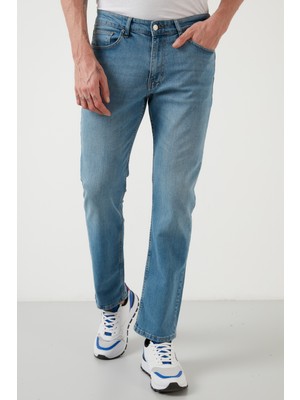 Buratti Pamuklu Yüksek Bel Slim Fit Boru Paça Jeans Erkek Kot Pantolon 4101H02TEXAS