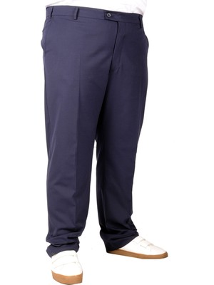 ModeXL Buyuk Beden Erkek Kumaş Pantolon Superior 21024 Lacivert