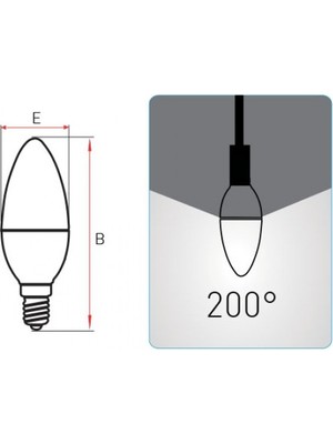 Panasonic E14 LED Ampul 3W 270LM 2700K Günışığı - 10'lu Paket