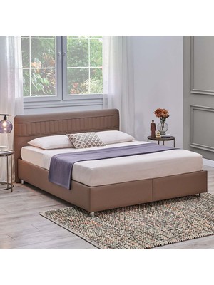 Yataş Bedding Nano Başlık Somni Baza Set - Vizon