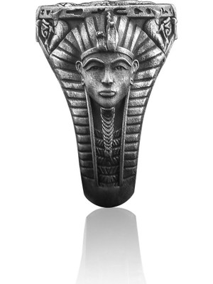 Bysilverstone Firavun Mısırlı Gümüş Yüzük