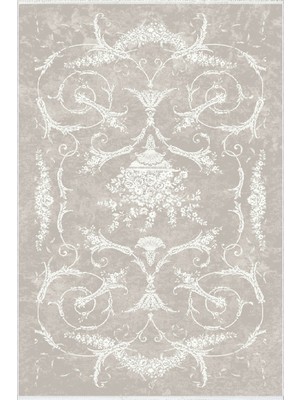 10 Post Online Yolluk Gri Kaymaz Kesme Yıkanabilir Ince Dijital Baskı Koridor Halısı