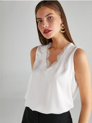 Faik Sönmez Kadın Dantelli Atlet