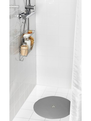 IKEA Doppa Banyo Kaydırmaz Koyu Gri, 46 cm Çapında