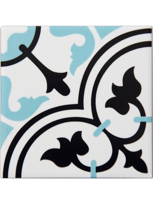 Can Seramik 10x10 cm Cç-70 Kütahya Çini Karo 5'li 1 Paket