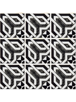 Can Seramik 10x10 cm Cç-74 Kütahya Çini Karo 5'li 1 Paket