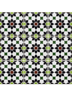 Can Seramik 10x10 cm Cç-77 Kütahya Çini Karo 5'li 1 Paket