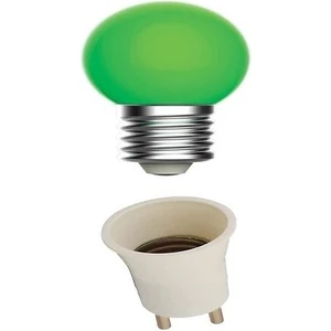 Yeşil 1 Watt LED Gece Lambası Ampulü+ Duylu Fiş