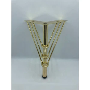 Metal 20 x 12 x 12 cm Gold Berjer koltuk Mobilya  Ayağı 4 Adet