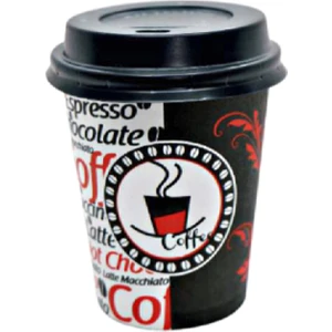 Aygün Cup [ Excodi Cup ] 5 Oz Kapaklı Karton Bardak 160 ml - 100'LÜ / Kaliteli Bardak ( Kırmızı )