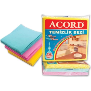 Sarı Temizlik Bezi 9'lu