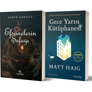 Nirengi Yayınları Efsanelerin Şafağı - Gece Yarısı Kütüphanesi 2 Kitap Set - Aysun Çakıllı