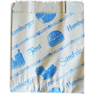 12x15 cm Yanı Açık Hamburger Tost Kese Kağıdı 1 kg