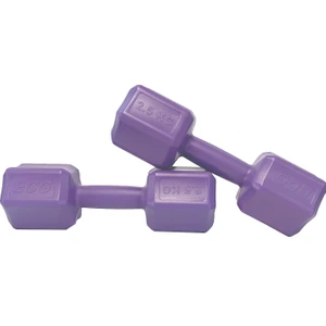 2.5 kg Mor Dambıl Seti 2.5 kg x 2 Adet Toplam 5 kg Ağırlık Seti