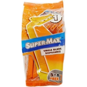 Ak59 Tek Bıçaklı Tıraş Bıçağı 6 Lı Poşet