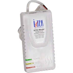 Itek Doğalgaz Alarm Cihazı Nys-3 Model Gaz Dedektörü, Garantili Itek Gaz