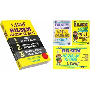 1.sınıf Bilsem Hazırlık Seti Zeki Çocuk Eğitici Kitaplar Mantık Z