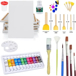 Kırtasiye Akrilik Boya Başlangıç Seti Tuval