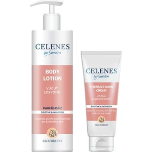 Celenes By Sweden Celenes Parfümsüz Vücut Losyonu ve El Kremi Seti
