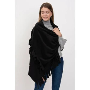 Siyah Polar Şal 190X65CM
