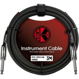 KIRLIN IPCC-201PN-3M-BK / 1/4" MONO PLUG