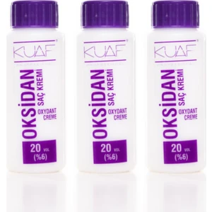 Peroksit 60 ml Oksidan 20 Volüm %6 - 3 Adet