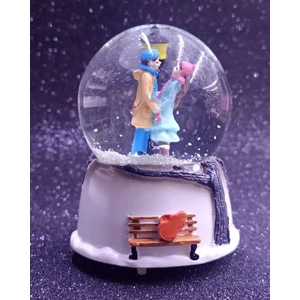 RK Tasarım Sokak Lambalı Orta Işıklı Kar Küresi Rk B025