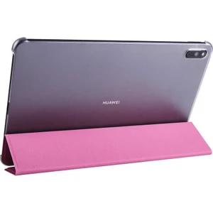 Huawei Mate Pad 11 Uyumlu Fuchsia Smart Cover Standlı 1-1 Kılıf Flip Smart Akıllı Tablet Kılıfı Pembe