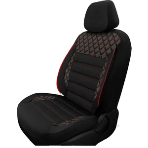 Nice Shop Volkswagen Jetta Uyumlu Koltuk Kılıfı Crystal Serisi - Kırmızı