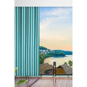 Altın Pamuk Her Ölçüde Enxboy Seçenekli Kuşgözlü Balkon Perdesi-Balkon Brandası Yeşil