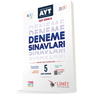 Limit Yayınları AYT Eşit Ağırlık 5'li Deneme Seti