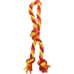 Lets Get Pet 35CM Penye Çift Düğüm Köpek Oyun Halatı Stres Ipi - Diş Kaşıma Halat