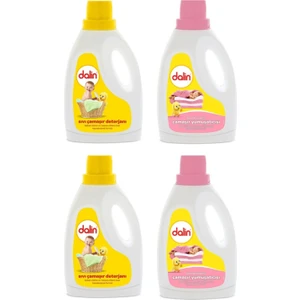 Sıvı Deterjan 1500 ml (2 Adet) + Bahar Ninnisi Çamaşır Yumuşatıcısı 1500 ml (2 Adet)