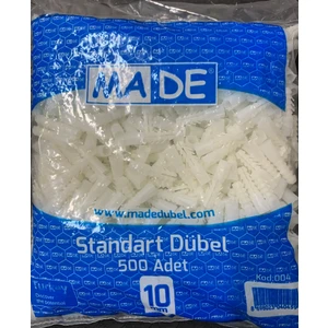 10 mm Plastik DÜBEL-500 Adet