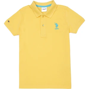 U.S. Polo Assn. Erkek Çocuk Açık Sarı Basic T-Shirt 50249283-VR004