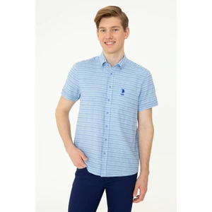 U.S. Polo Assn. Erkek Mavi Gömlek 50247100-VR036