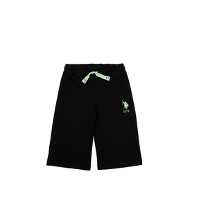 U.S. Polo Assn. Erkek Çocuk Siyah Örme Şort 50246131-VR046